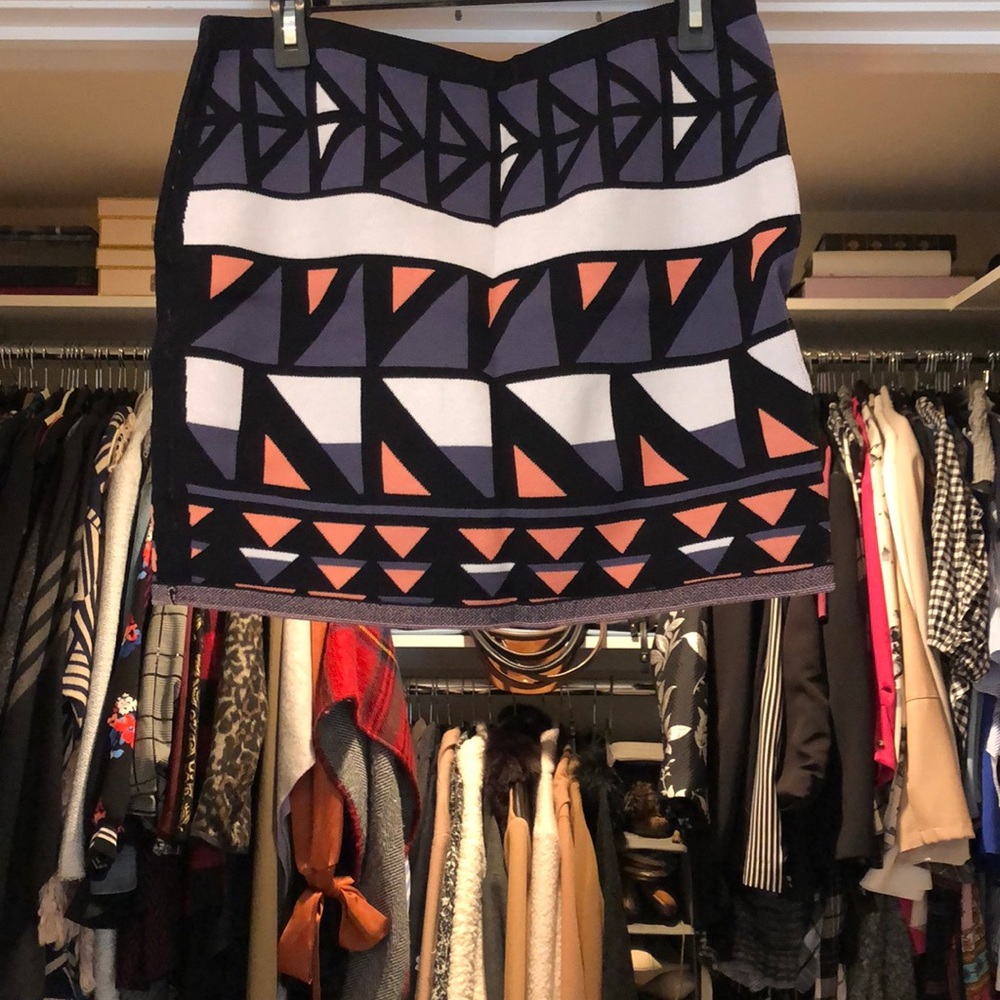 Rachel Roy Aztec print skirt.
